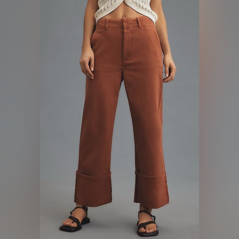 Anthropologie Pilcro relaxed cuff pants
